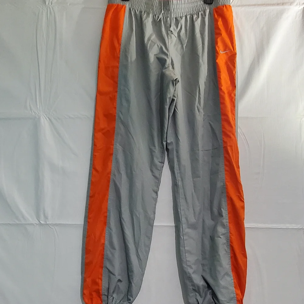 Y2K NIKE Orange/Gray Pants Medium